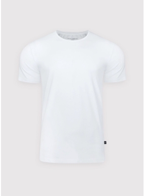 T-shirt męski biały regular