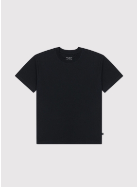 T-shirt czarny męski oversize