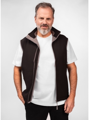 Kamizelka męska Softshell czarna
